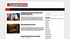 What Utama-indo.com website looked like in 2021 (2 years ago)