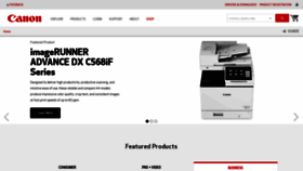 What Usa.canon.com website looked like in 2021 (2 years ago)