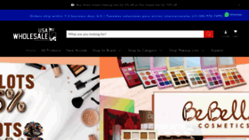 What Usawholesalemakeup.com website looked like in 2021 (2 years ago)
