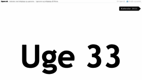 What Ugenr.dk website looked like in 2021 (2 years ago)
