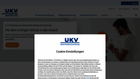 What Ukv.de website looked like in 2021 (2 years ago)