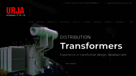 What Urjatransformers.com website looked like in 2021 (2 years ago)