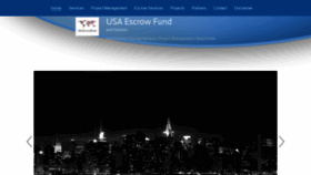 What Usaescrowfund.com website looked like in 2021 (2 years ago)