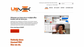 What Usvox.com website looked like in 2021 (4 years ago)