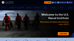 What Usni.org website looked like in 2021 (2 years ago)