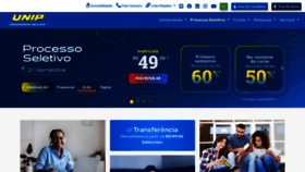 What Unip.br website looked like in 2021 (4 years ago)