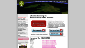 What Ukunitarians.org.uk website looked like in 2021 (2 years ago)