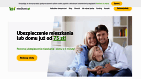 What Ubezpieczeniemieszkania.pl website looked like in 2021 (2 years ago)