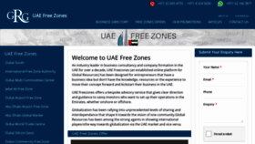 What Uaefreezones.com website looked like in 2021 (2 years ago)
