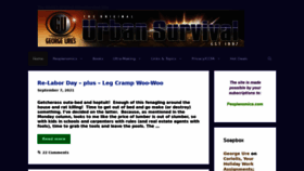 What Urbansurvival.com website looked like in 2021 (2 years ago)
