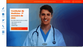 What Uscs.edu.br website looked like in 2021 (3 years ago)