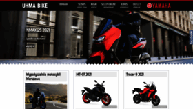 What Uhma-bike.pl website looked like in 2021 (2 years ago)