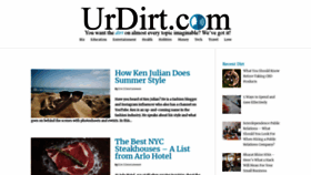 What Urdirt.com website looked like in 2021 (2 years ago)