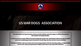 What Uswardogs.org website looked like in 2021 (2 years ago)