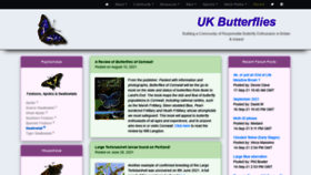 What Ukbutterflies.co.uk website looked like in 2021 (2 years ago)