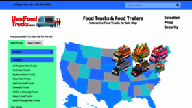 What Usedfoodtrucks.com website looked like in 2021 (2 years ago)