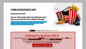 What Unblocksource.net website looked like in 2021 (2 years ago)