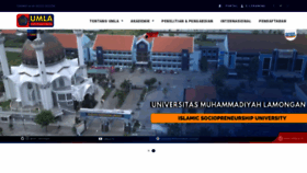 What Umla.ac.id website looked like in 2021 (2 years ago)
