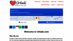 What Urbaki.com website looked like in 2021 (2 years ago)