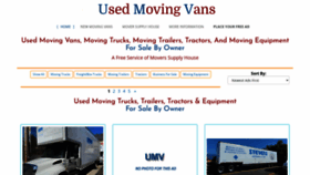 What Usedmovingvans.com website looked like in 2021 (2 years ago)
