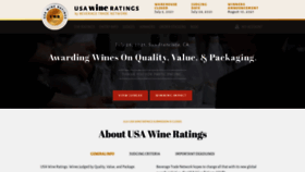 What Usawineratings.com website looked like in 2021 (2 years ago)