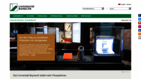 What Uni-bayreuth.de website looked like in 2021 (2 years ago)
