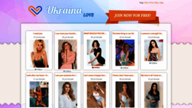 What Ukraina-love.com website looked like in 2021 (2 years ago)