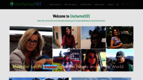 What Uncharted101.com website looked like in 2021 (2 years ago)