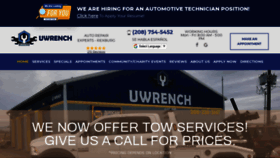 What Uwrenchrexburg.com website looked like in 2021 (2 years ago)