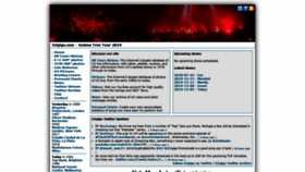 What U2gigs.com website looked like in 2021 (2 years ago)