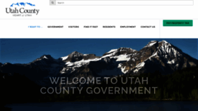 What Utahcounty.gov website looked like in 2021 (2 years ago)