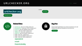 What Urlchecker.org website looked like in 2021 (2 years ago)