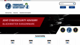 What Us-cert.gov website looked like in 2021 (2 years ago)