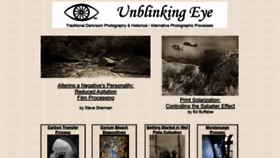 What Unblinkingeye.com website looked like in 2021 (2 years ago)