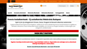 What Ujautoalkatresz.hu website looked like in 2021 (2 years ago)