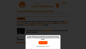 What Uschi-orakel.de website looked like in 2021 (2 years ago)