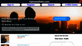What Uptowndate.com website looked like in 2021 (2 years ago)
