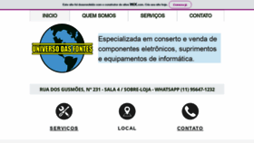 What Universodasfontes.com.br website looked like in 2021 (2 years ago)