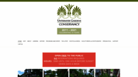 What Untermyergardens.org website looked like in 2021 (3 years ago)