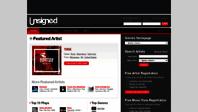 What Unsigned.com website looked like in 2021 (2 years ago)