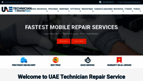 What Uaetechnician.com website looked like in 2021 (2 years ago)