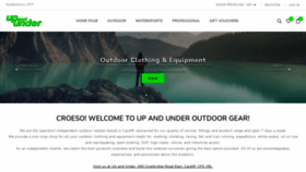 What Upandunder.co.uk website looked like in 2021 (2 years ago)