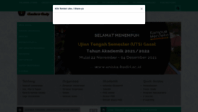 What Uniska-kediri.ac.id website looked like in 2021 (2 years ago)