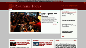 What Uschina.usc.edu website looked like in 2021 (2 years ago)