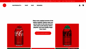 What Us.coca-cola.com website looked like in 2021 (2 years ago)