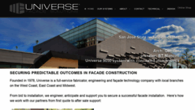 What Universecorp.com website looked like in 2021 (2 years ago)