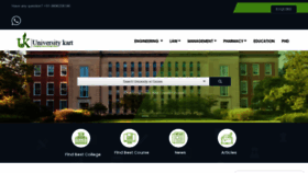 What Universitykart.com website looked like in 2021 (2 years ago)
