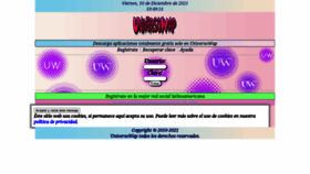 What Universowap.com website looked like in 2021 (2 years ago)