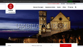 What Umbriatourism.it website looked like in 2021 (2 years ago)