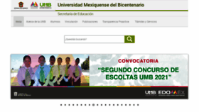 What Umb.mx website looked like in 2021 (2 years ago)